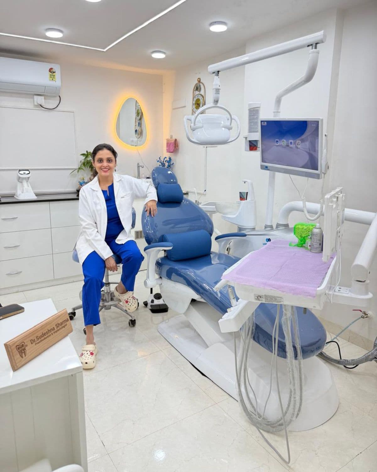 At the clinic
